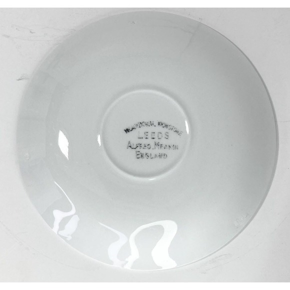 Alfred Meakin LEEDS Shape, Set of 6 Flat Teacups 2 7/8” & Saucers 5 5/6” England - Picture 5 of 8